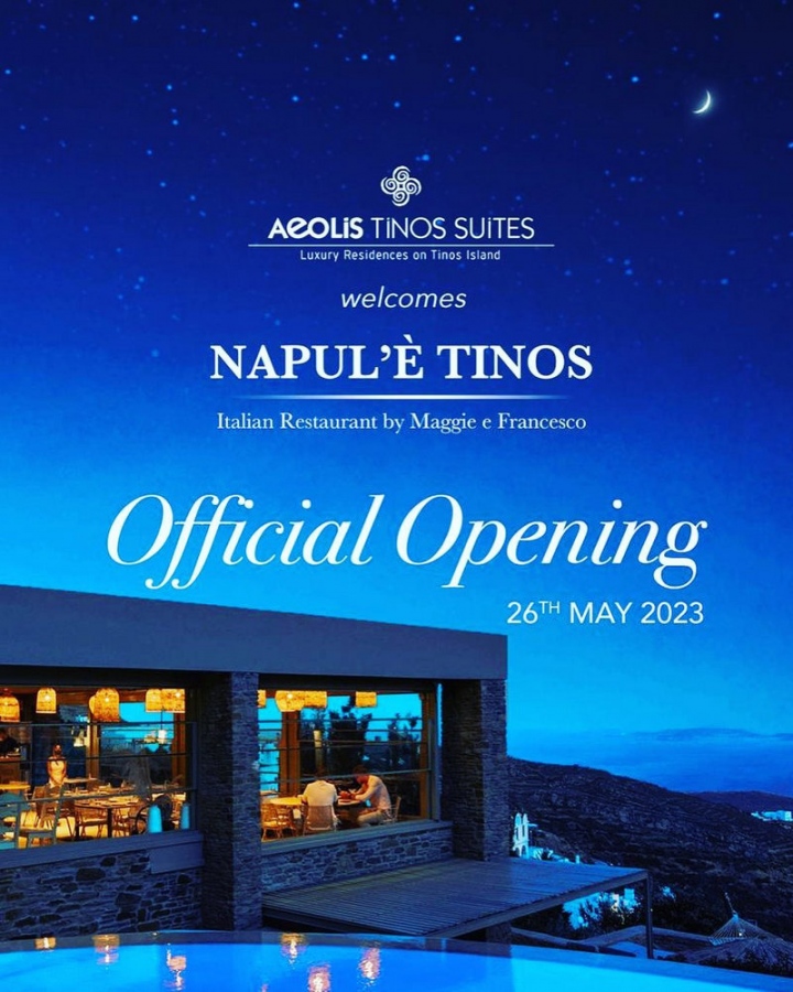 opening of napule in tinos